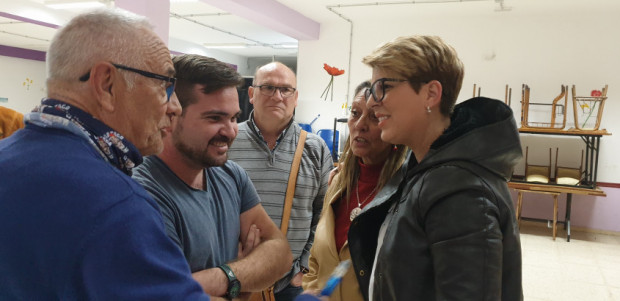 Noelia Arroyo, educación, servicios sociales, plan social, barriada Vírgen de la Caridad, ayudas, PP, Cartagena
