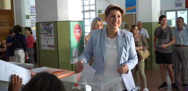 Noelia Arroyo, elecciones, Cartagena, voto