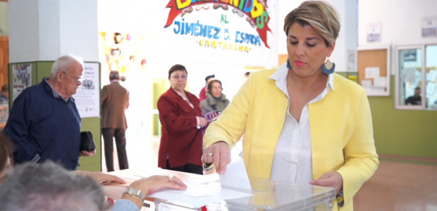 Noelia Arroyo, elecciones, Cartagena, voto