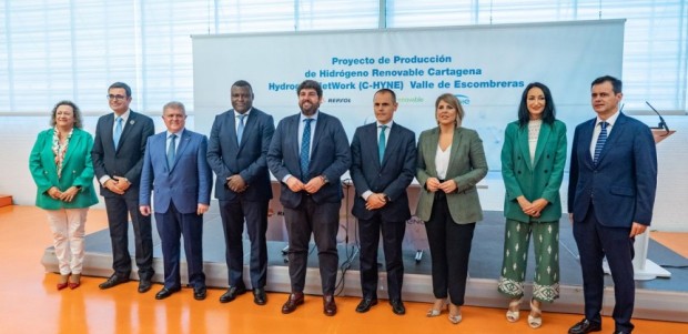 Un consorcio de empresas construirá en Cartagena la primera planta regional de hidrógeno renovable con una inversión de 215 millones de euros