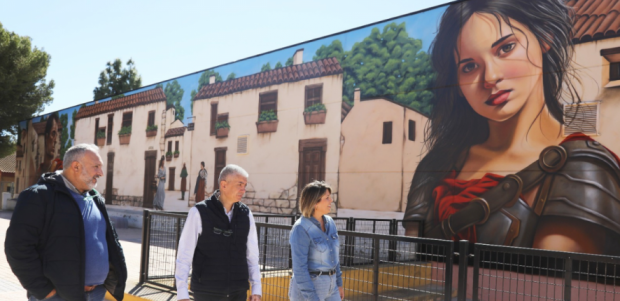 El grafiti mural de inspiración romana ubicado en Canteras, elegido mejor obra urbana del mundo en marzo