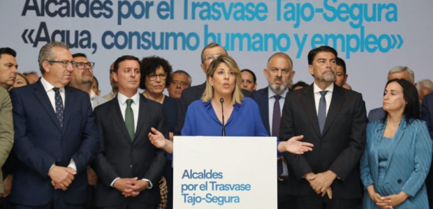 La alcaldesa pide la movilización unánime en defensa del Trasvase Tajo-Segura para evitar el "apagón alimentario"