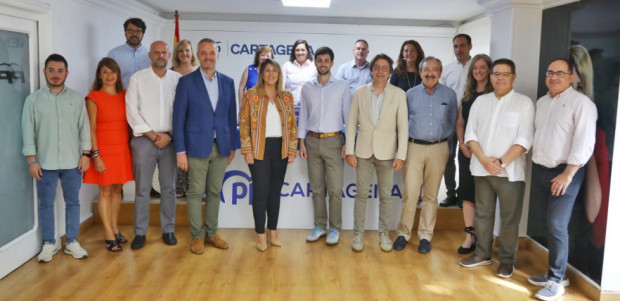 Noelia Arroyo pide el voto responsable del PP en Cartagena para la reelección de Feijóo en el Congreso Nacional de julio