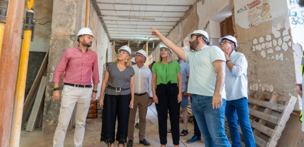 Las obras de Casa Rubio siguen avanzando para transformar el edificio en un nuevo espacio multifuncional para El Algar