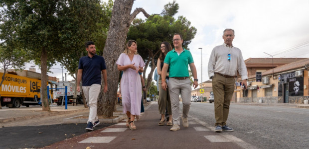Cartagena abre su carril bici más largo entre El Albujón, Miranda y Santa Ana y alcanza los 35 kilómetros de red ciclable