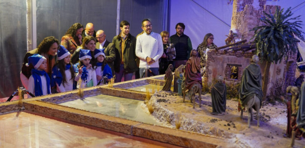 Cartagena inaugura el Belén Municipal con un nacimiento sobre las Salinas de Marchamalo