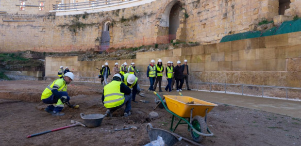 El Anfiteatro abrirá los fines de semana de marzo para ver una "fossa bestiaria" que supera todas las expectativas